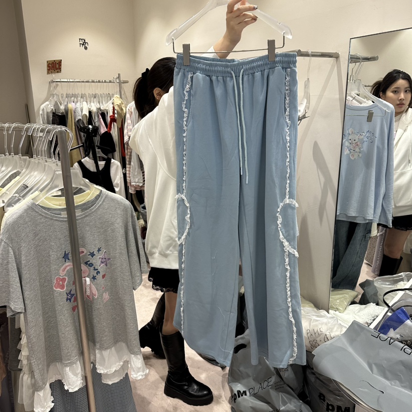 MIMME/LOOKK韓國東大門代購女士新品熱賣時尚休閑休閑褲MIMME/LOOKK休閑褲圖色1