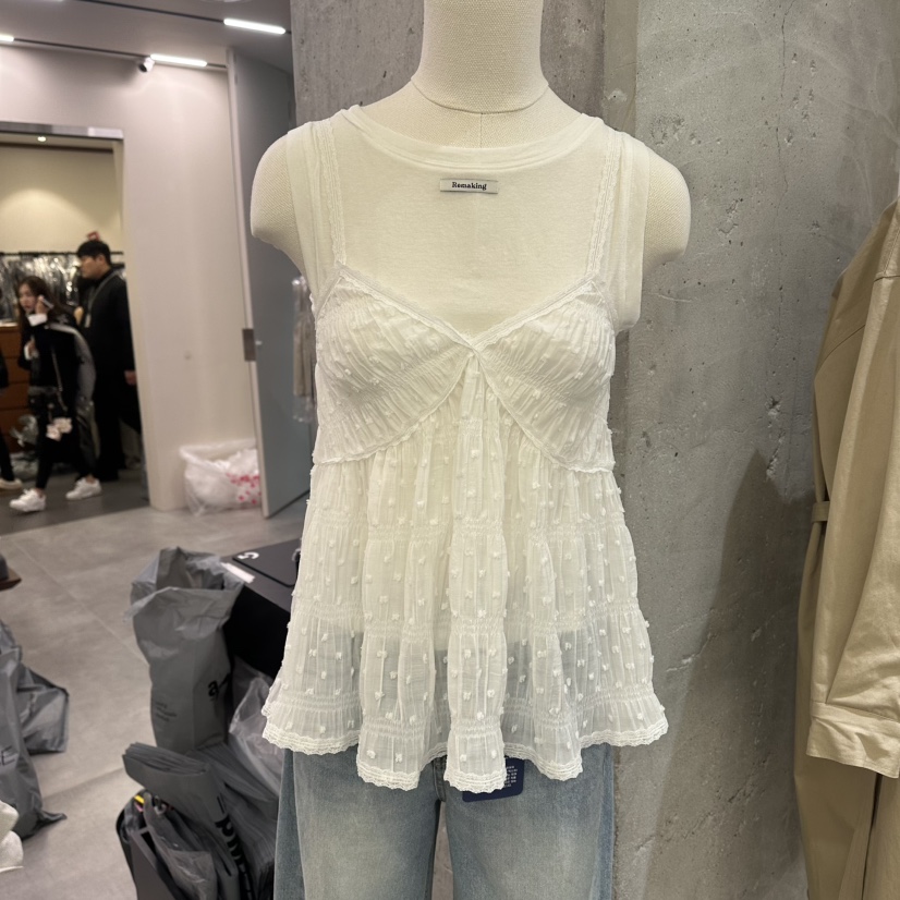 URBANSTORY/REMAKING東大門代購女士新款推薦26春夏吊帶背心Remaking/URBANSTORY吊帶/背心圖色1