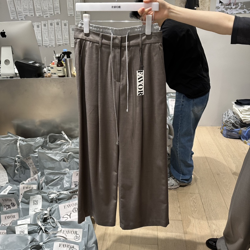 FAVOR-P東大門直郵女裝新款熱賣休閑26春夏人氣真品休閑褲FAVOR-P休閑褲圖色1