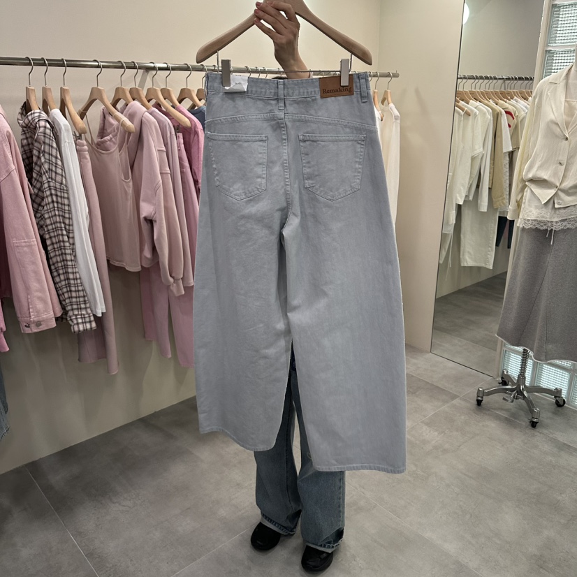 URBANSTORY/REMAKING韓國東大門代購女裝新品休閑牛仔褲Remaking/URBANSTORY牛仔褲