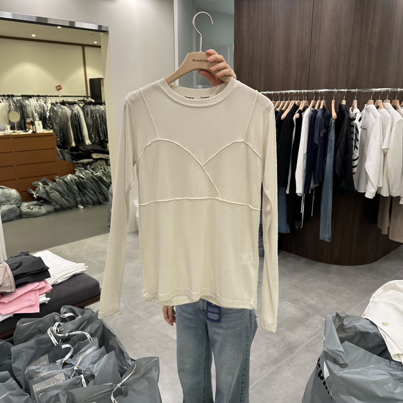 URBANSTORY/REMAKING韓國東大門直郵女裝新款26春夏長袖T恤Remaking/URBANSTORY長袖T恤圖色2