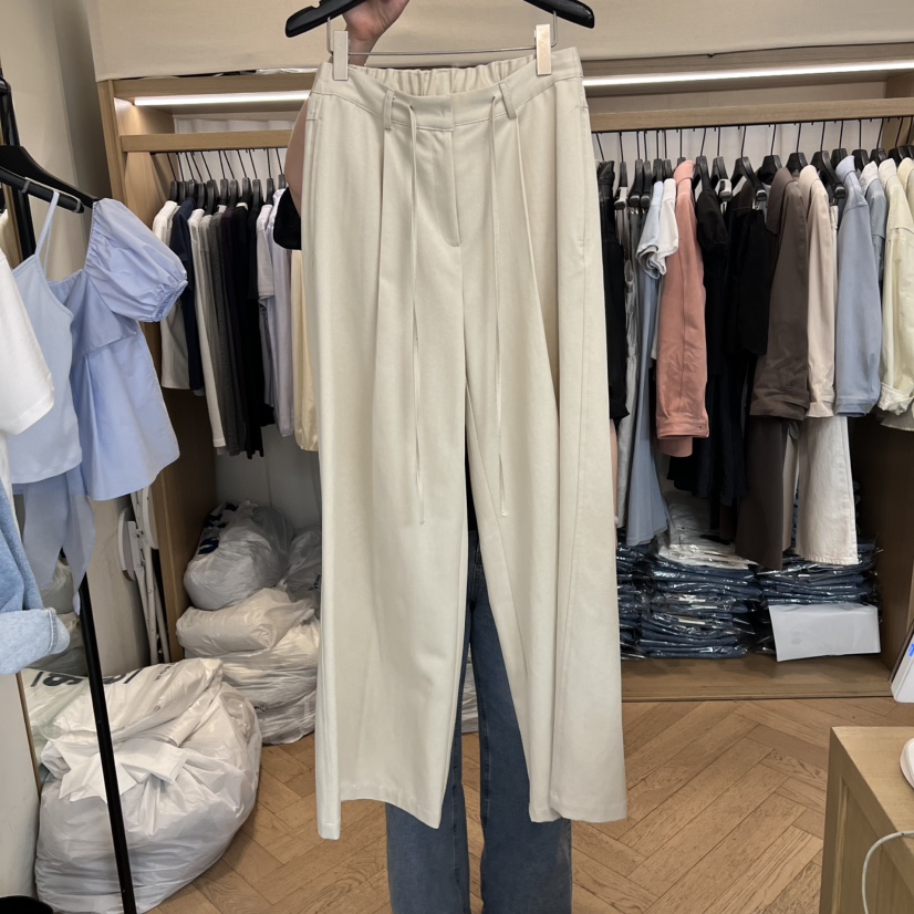 OBJET/LOVEUSU東大門代購女士新品時尚休閑職業人氣休閑褲OBJET/LOVEUSU休閑褲圖色1