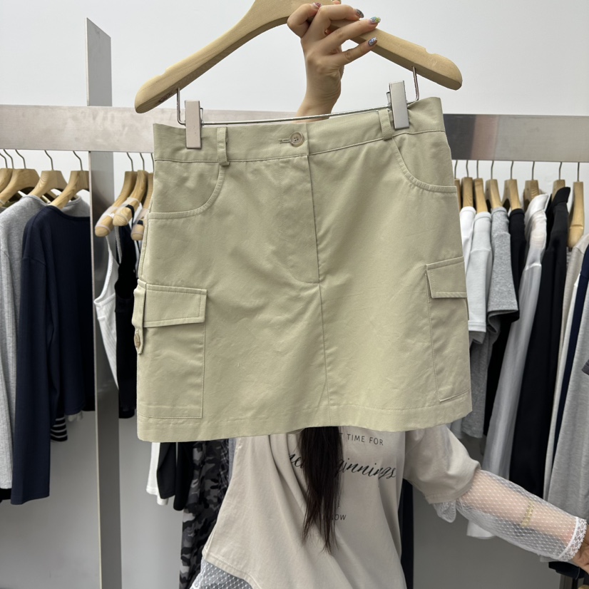 SPECIAL韓國東大門直郵女裝新款職業休閑時尚熱賣裙褲口袋SPECIAL裙褲圖色1