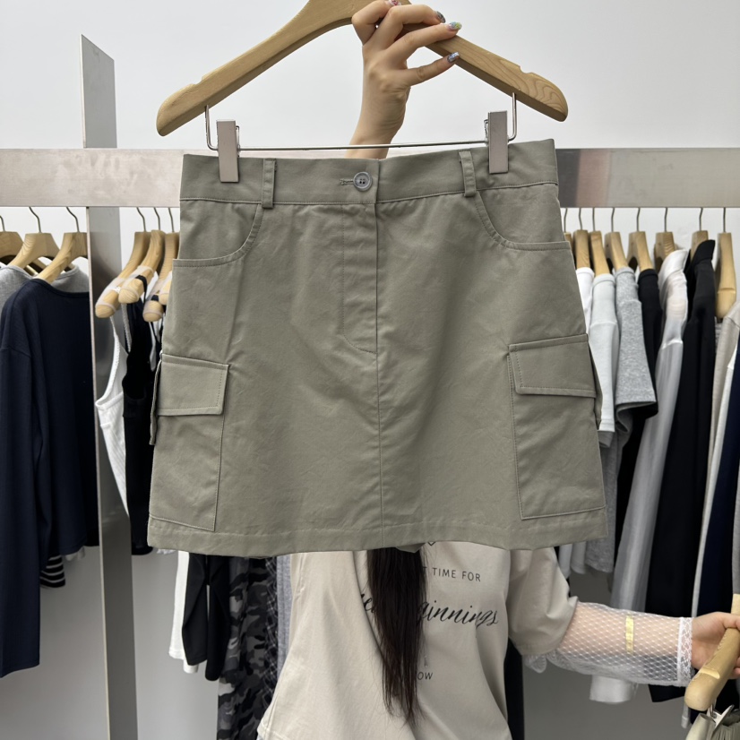 SPECIAL韓國東大門直郵女裝新款職業休閑時尚熱賣裙褲口袋SPECIAL裙褲圖色2