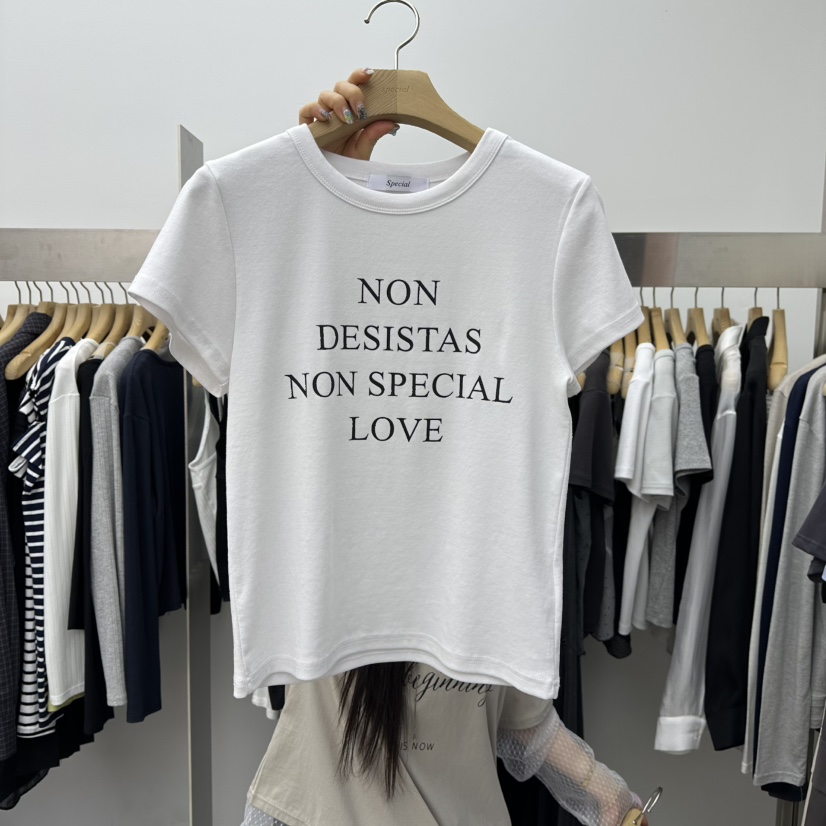 SPECIAL韓國代購女士新品推薦休閑熱賣時尚人氣職業26春夏T恤SPECIALT恤圖色2