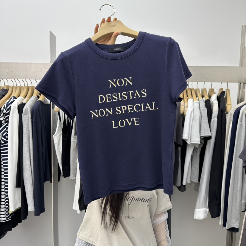 SPECIAL韓國代購女士新品推薦休閑熱賣時尚人氣職業26春夏T恤SPECIALT恤圖色3