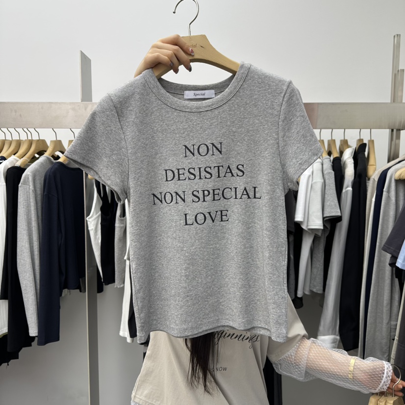 SPECIAL韓國代購女士新品推薦休閑熱賣時尚人氣職業26春夏T恤SPECIALT恤圖色4