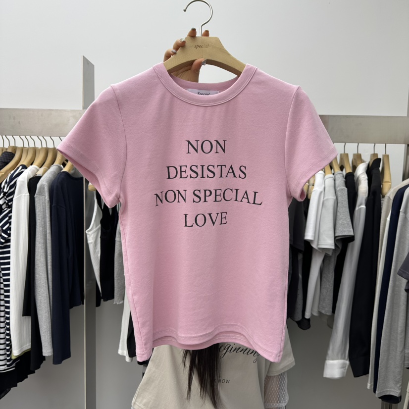 SPECIAL韓國代購女士新品推薦休閑熱賣時尚人氣職業26春夏T恤SPECIALT恤圖色7