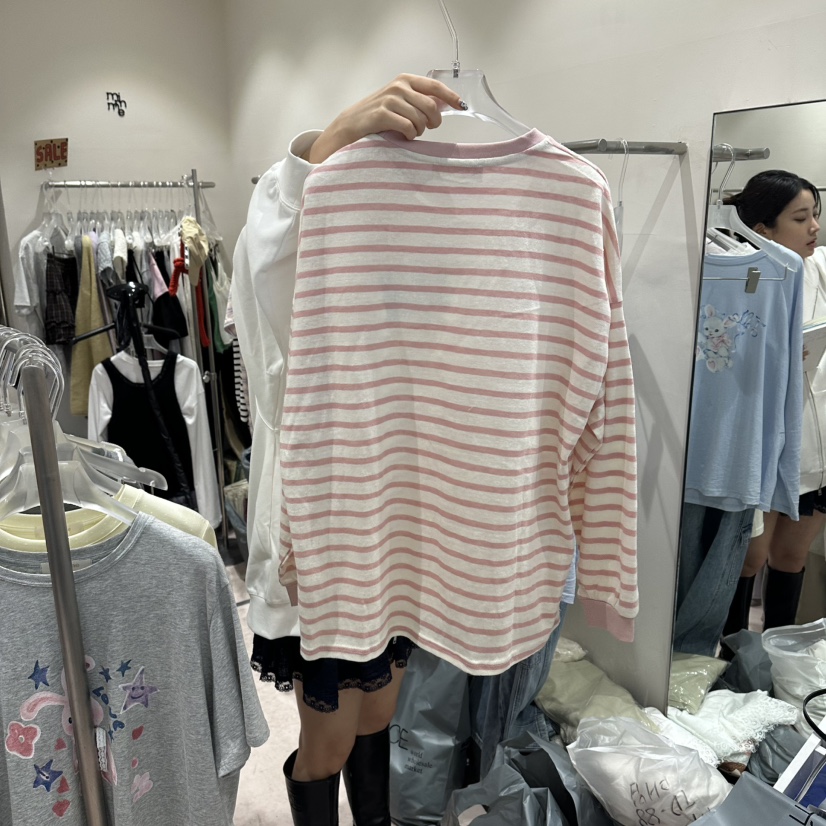 MIMME/LOOKK東大門直郵女裝新品推薦人氣職業26春夏長袖T恤MIMME/LOOKK長袖T恤