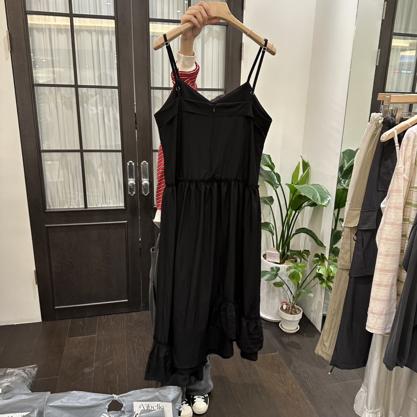 VIBELLE東大門實拍女士新款時尚職業熱賣人氣真品休閑連衣裙VIBELLE連衣裙