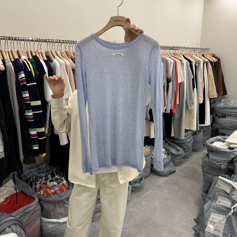 URBANSTORY/REMAKING韓國直郵實拍女士新品26春夏長袖T恤Remaking/URBANSTORY長袖T恤圖色2