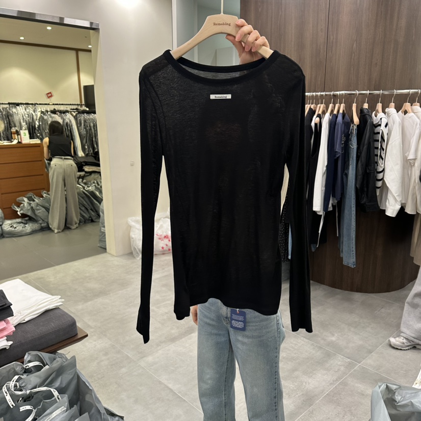 URBANSTORY/REMAKING韓國直郵實拍女士新品26春夏長袖T恤Remaking/URBANSTORY長袖T恤圖色5
