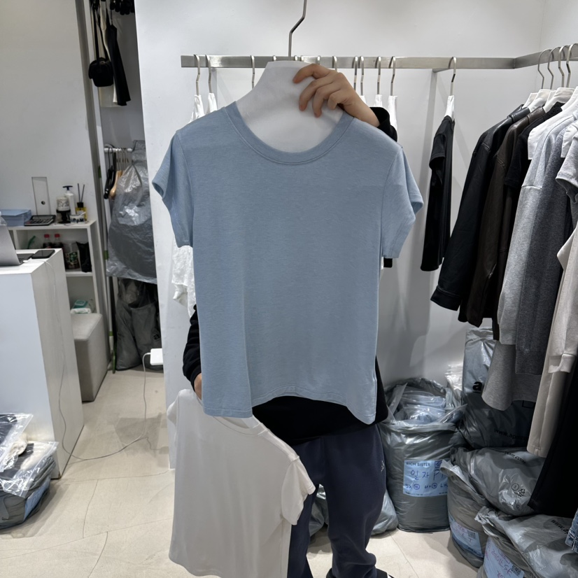 RICH SISTER韓國東大門代購女裝新款熱賣職業休閑26春夏T恤RICH SISTERT恤圖色2