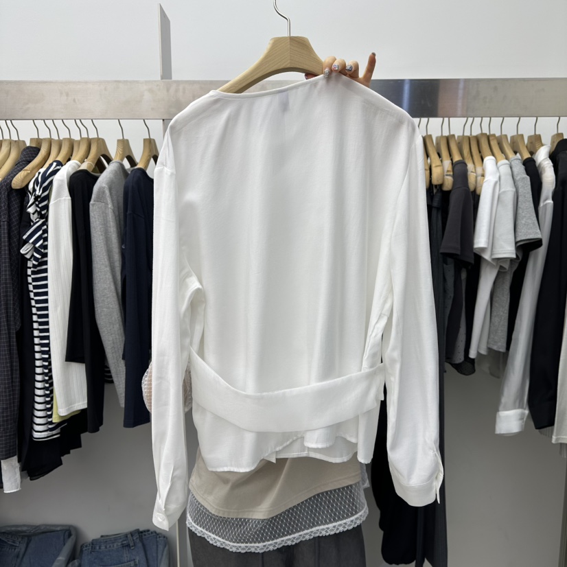 SPECIAL韓國直郵女裝新品休閑熱賣真品職業時尚襯衫蕾絲衫SPECIAL襯衫/蕾絲衫