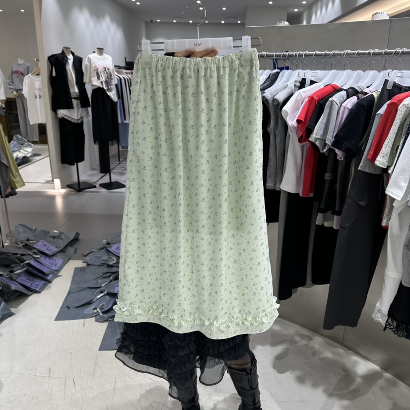 BENE韓國東大門直郵女裝新品推薦熱賣時尚人氣半身裙中短裙BENE半身裙/中短裙圖色1