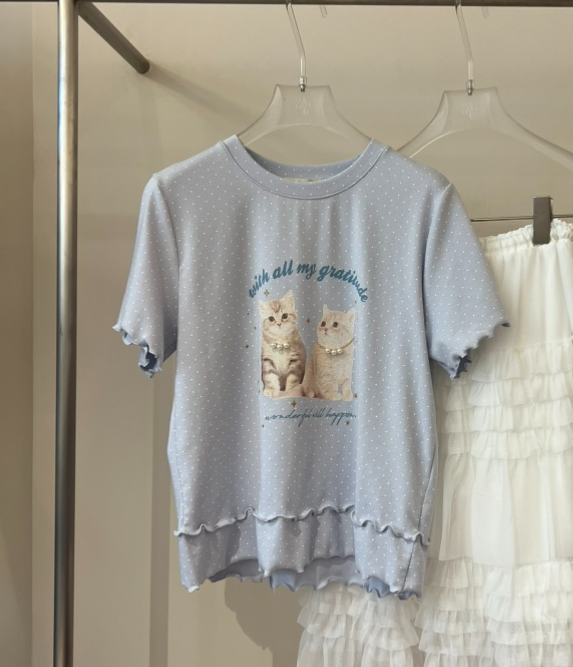 MIMME/LOOKK韓國東大門代購女裝新款職業26春夏休閑推薦T恤MIMME/LOOKKT恤圖色4