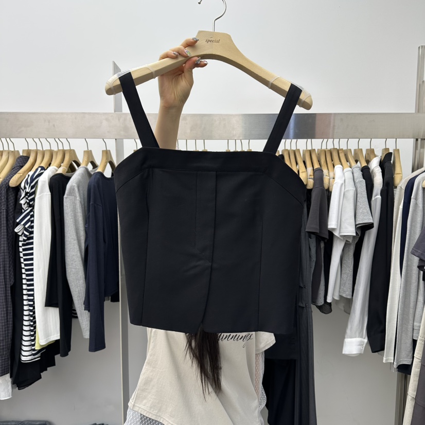 SPECIAL韓國直郵女裝新品休閑推薦人氣熱賣時尚26春夏吊帶背心SPECIAL吊帶/背心圖色3黑色