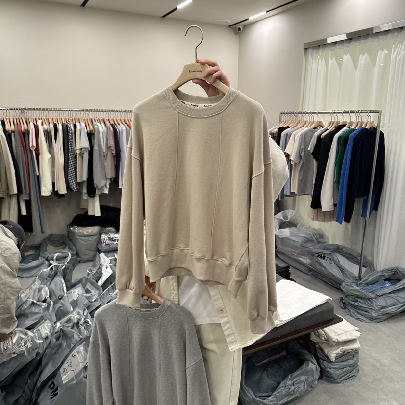 URBANSTORY/REMAKING韓國東大門代購女裝新品熱賣衛衣皮革Remaking/URBANSTORY衛衣圖色1