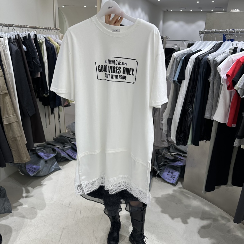 BENE東大門代購女士新款真品26春夏人氣時尚推薦職業熱賣T恤BENET恤圖色1