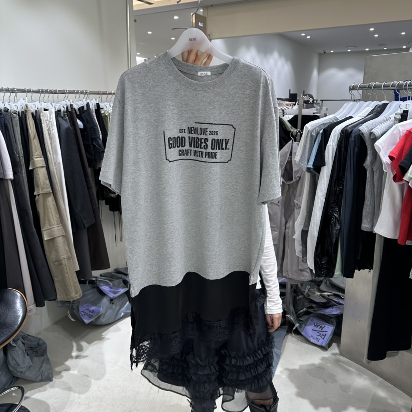 BENE東大門代購女士新款真品26春夏人氣時尚推薦職業熱賣T恤BENET恤圖色2