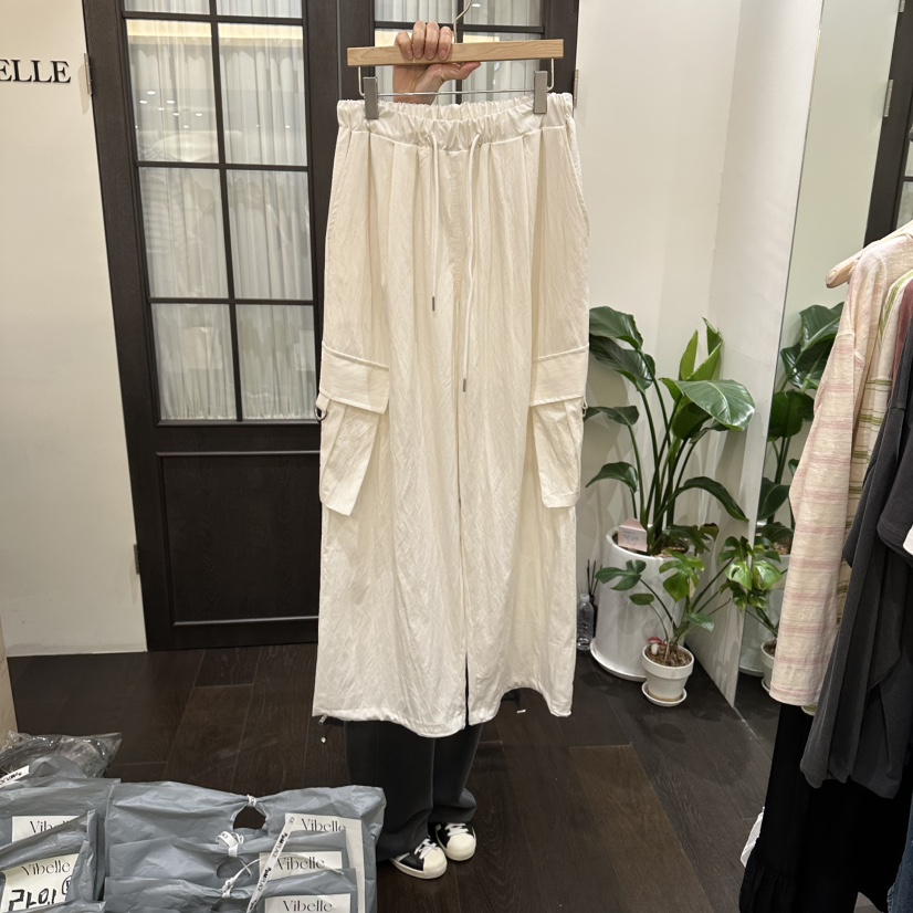 VIBELLE韓國東大門代購女裝新款熱賣時尚休閑26春夏休閑褲VIBELLE休閑褲圖色1