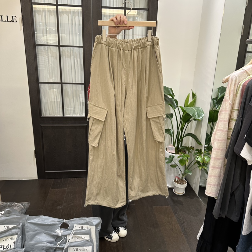 VIBELLE韓國東大門代購女裝新款熱賣時尚休閑26春夏休閑褲VIBELLE休閑褲圖色2