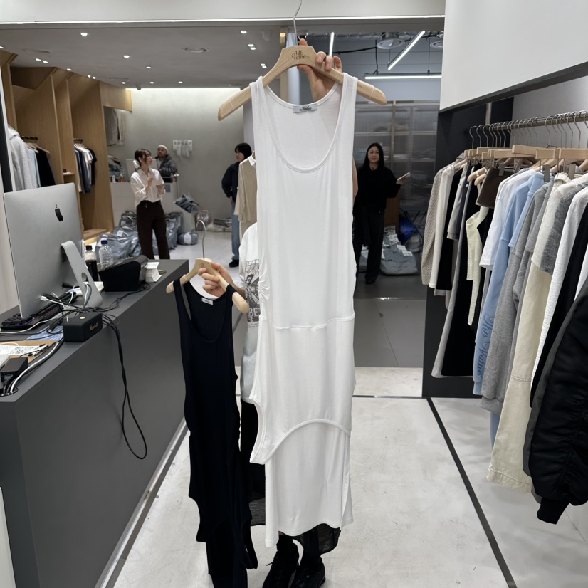 THE VALUE韓國直郵實拍女士新款職業人氣推薦連衣裙雙層THE VALUE連衣裙圖色1