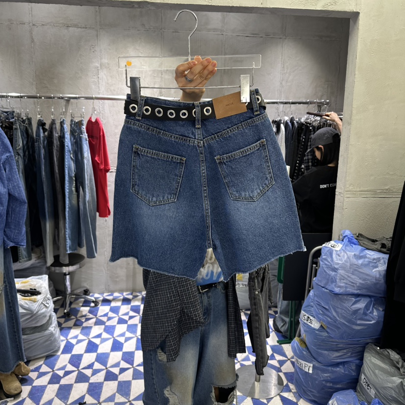 AMOUR韓國直郵實拍女士新款人氣職業26春夏時尚短褲不含腰帶AMOUR短褲