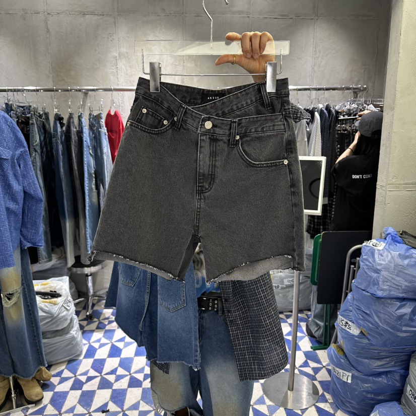 AMOUR韓國直郵實拍女士新款人氣職業26春夏時尚短褲不含腰帶AMOUR短褲圖色2