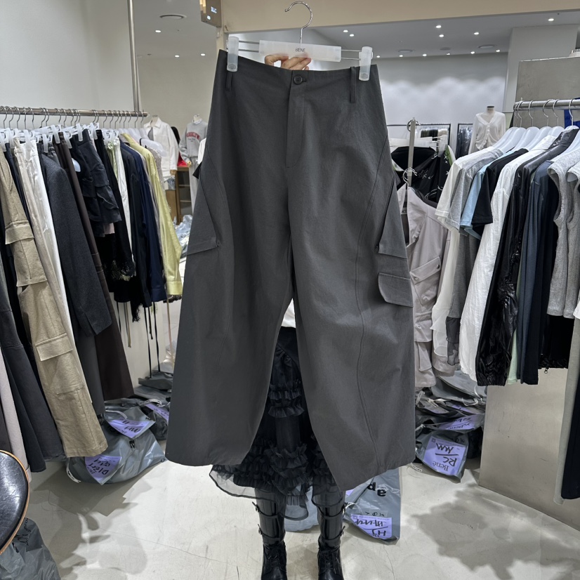 BENE韓國東大門代購女裝新款26春夏推薦職業休閑褲不含腰帶BENE休閑褲圖色2