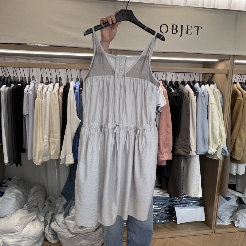 OBJET/LOVEUSU東大門代購女士新品人氣休閑時尚推薦連衣裙OBJET/LOVEUSU連衣裙圖色1