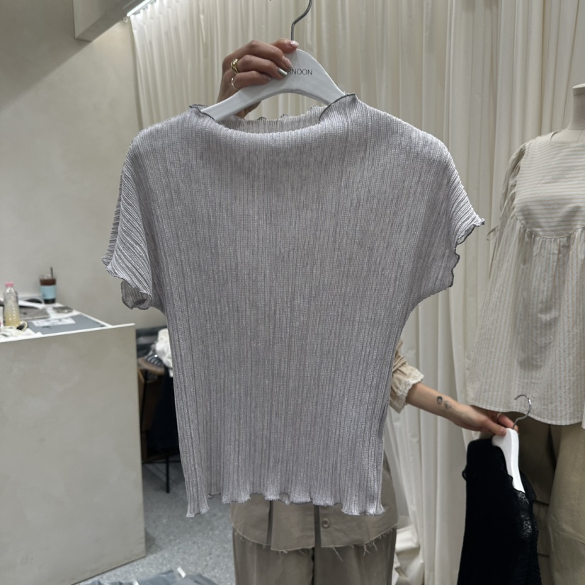 AFTERNOON韓國直郵實拍女士新品時尚人氣職業休閑推薦T恤AFTERNOONT恤圖色2