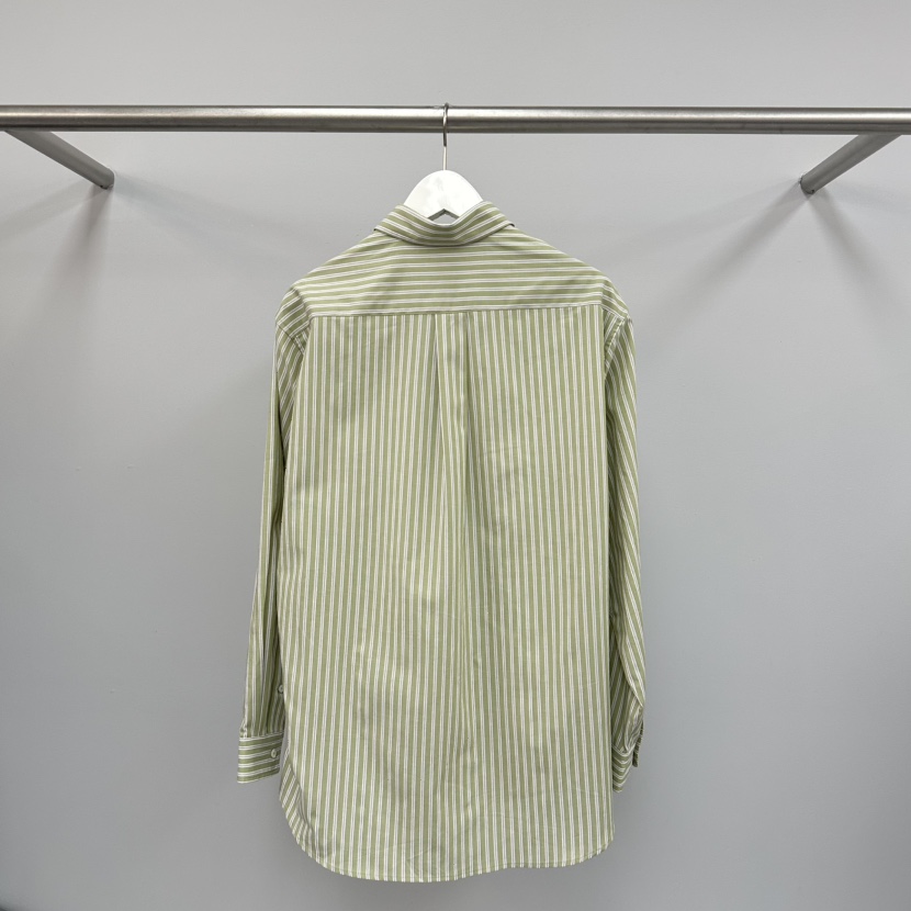 WATER/RIVER韓國東大門直郵女裝新款26春夏襯衫蕾絲衫條紋WATER/RIVER襯衫/蕾絲衫