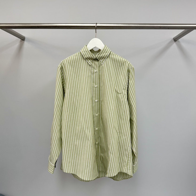 WATER/RIVER韓國東大門直郵女裝新款26春夏襯衫蕾絲衫條紋WATER/RIVER襯衫/蕾絲衫圖色3