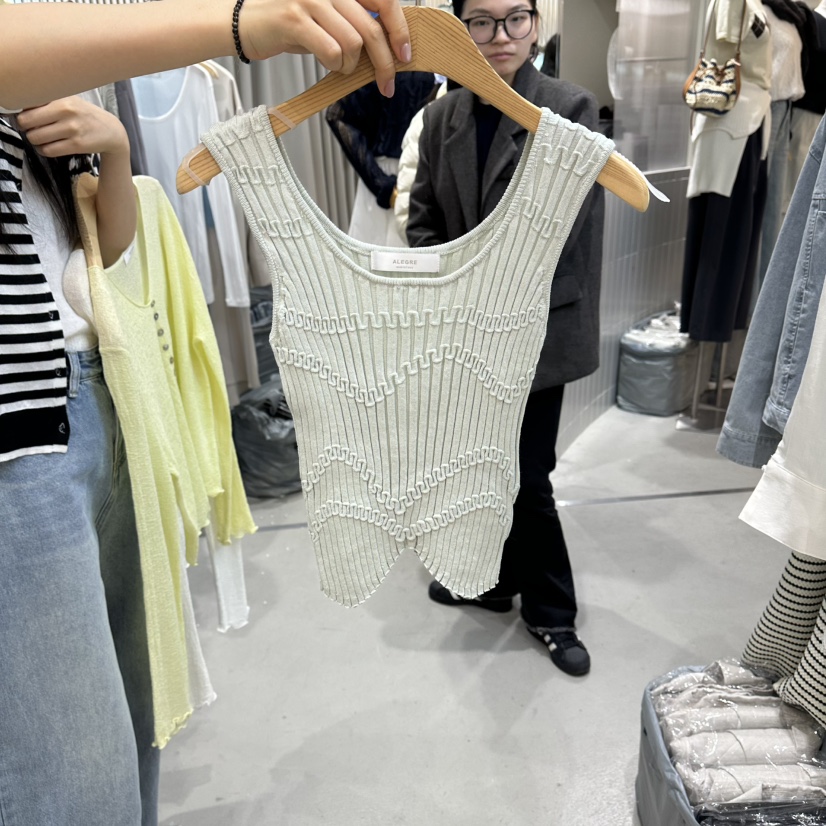 ALEGRE韓國東大門代購女士新品26春夏職業熱賣推薦吊帶背心ALEGRE吊帶/背心圖色1