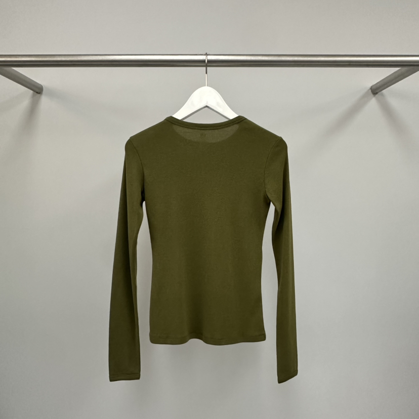 WATER/RIVER韓國直郵女裝新品推薦人氣熱賣26春夏長袖T恤寬松WATER/RIVER長袖T恤