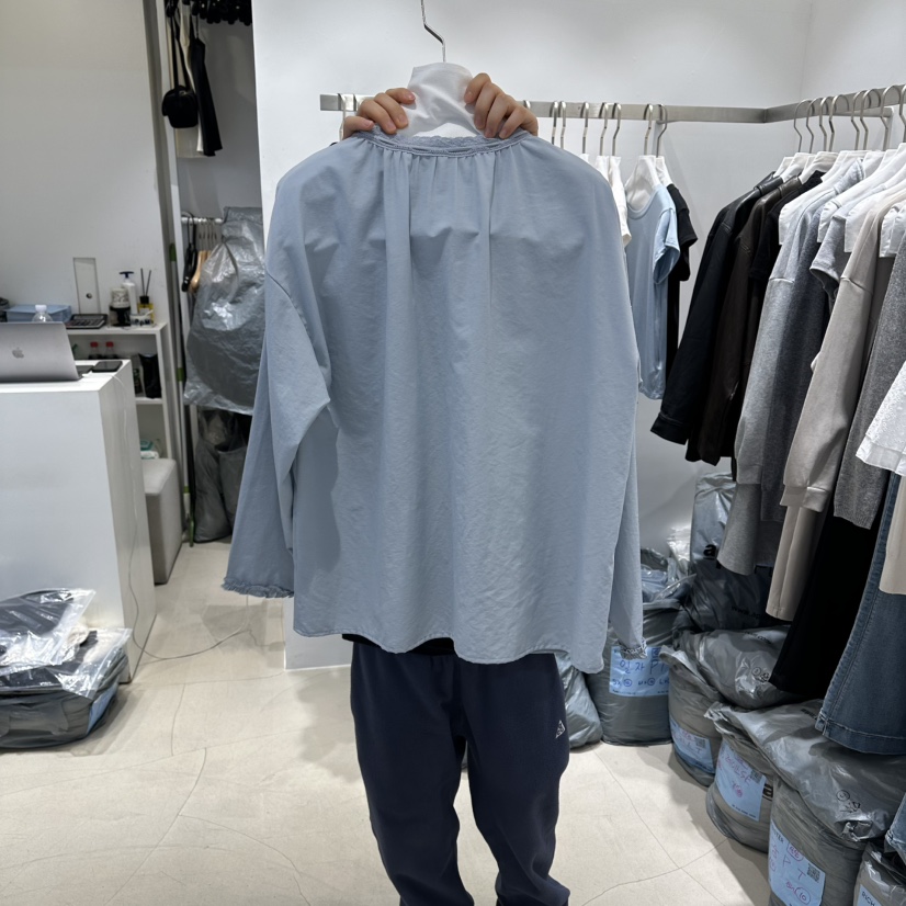 RICH SISTER東大門代購女士新品時尚襯衫蕾絲衫不含圍巾褶裥RICH SISTER襯衫/蕾絲衫