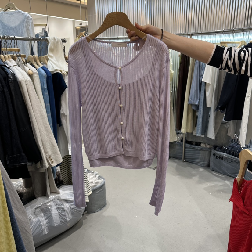 ALEGRE韓國直郵實拍女士新款時尚26春夏套裝兩件套套裝開衫ALEGRE套裝圖色3