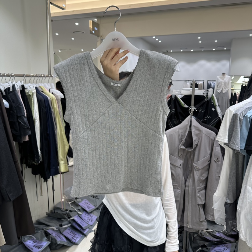 BENE韓國直郵實拍女裝新款人氣休閑推薦26春夏熱賣吊帶背心BENE吊帶/背心
