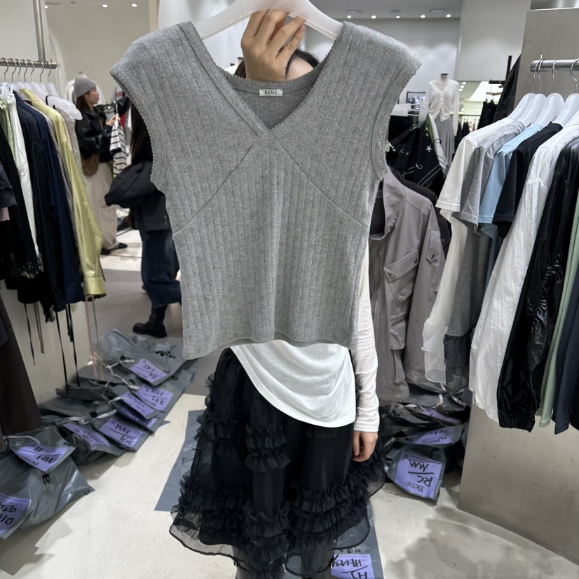 BENE韓國直郵實拍女裝新款人氣休閑推薦26春夏熱賣吊帶背心BENE吊帶/背心圖色4