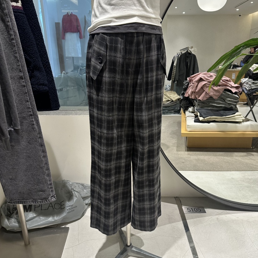 GRADE韓國代購女士新品26春夏職業休閑推薦人氣熱賣休閑褲GRADE休閑褲圖色2