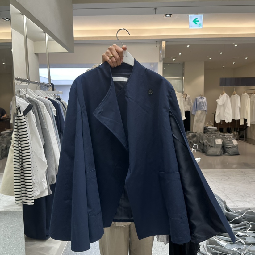 AFTERNOON韓國東大門直郵女裝新款26春夏職業人氣夾克披肩AFTERNOON夾克圖色2