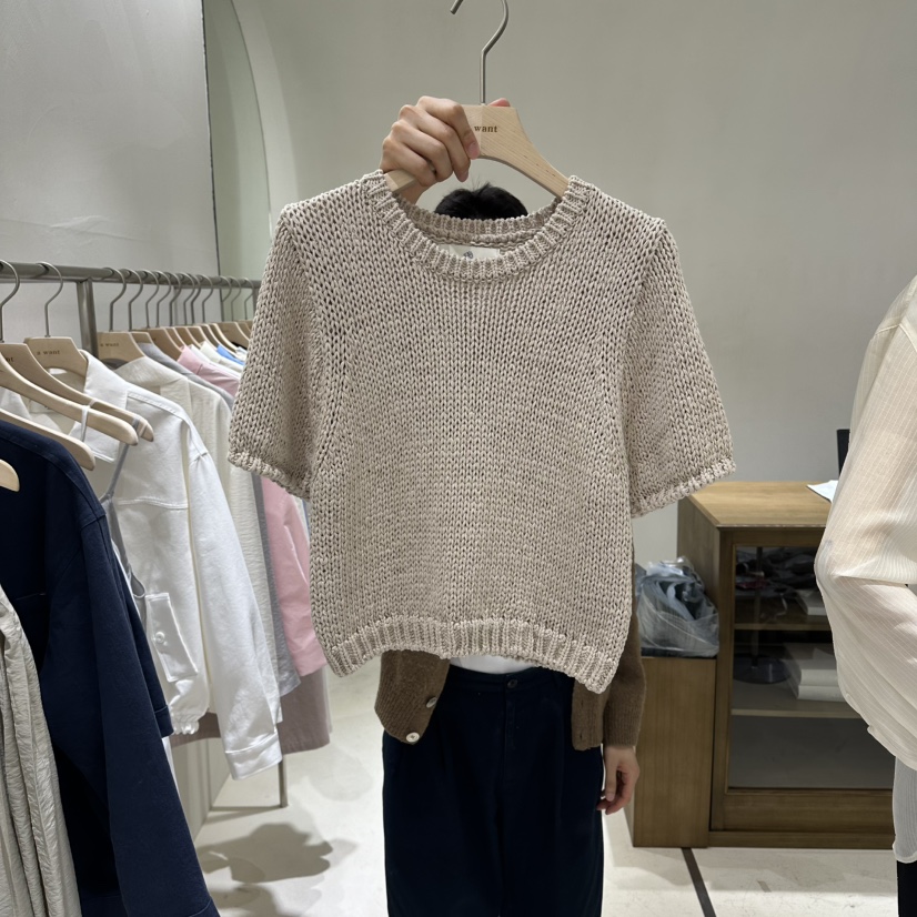 A WANT韓國東大門代購女士新款人氣26春夏休閑熱賣針織衫A WANT針織衫圖色3