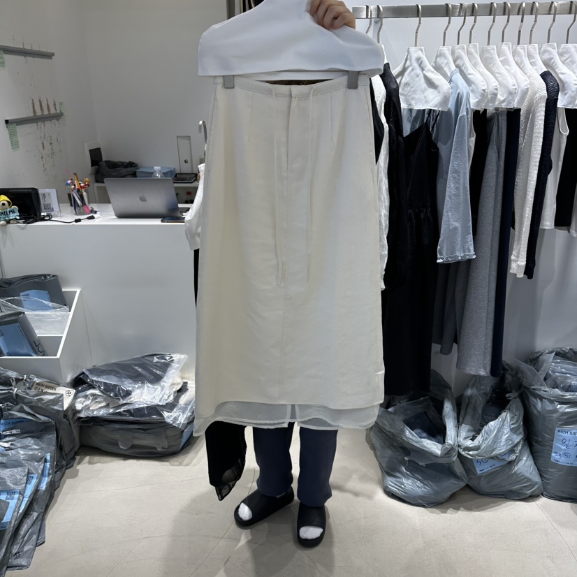 RICH SISTER韓國直郵女裝新品職業時尚熱賣人氣休閑長裙RICH SISTER長裙圖色1