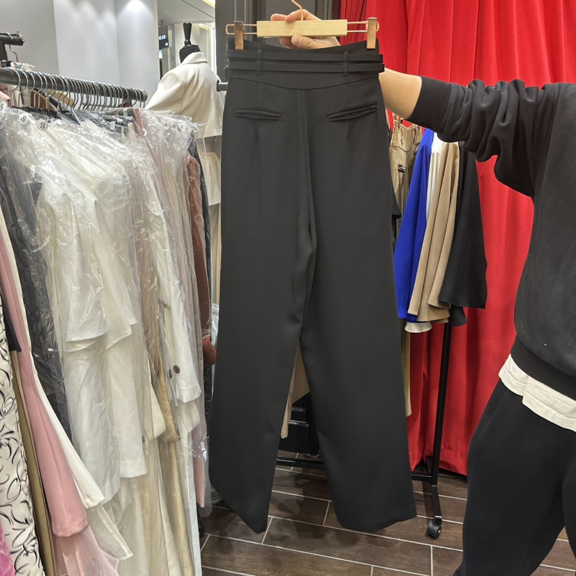 HERISH韓國東大門直郵女裝新品休閑熱賣26春夏休閑褲不含腰帶Herish休閑褲