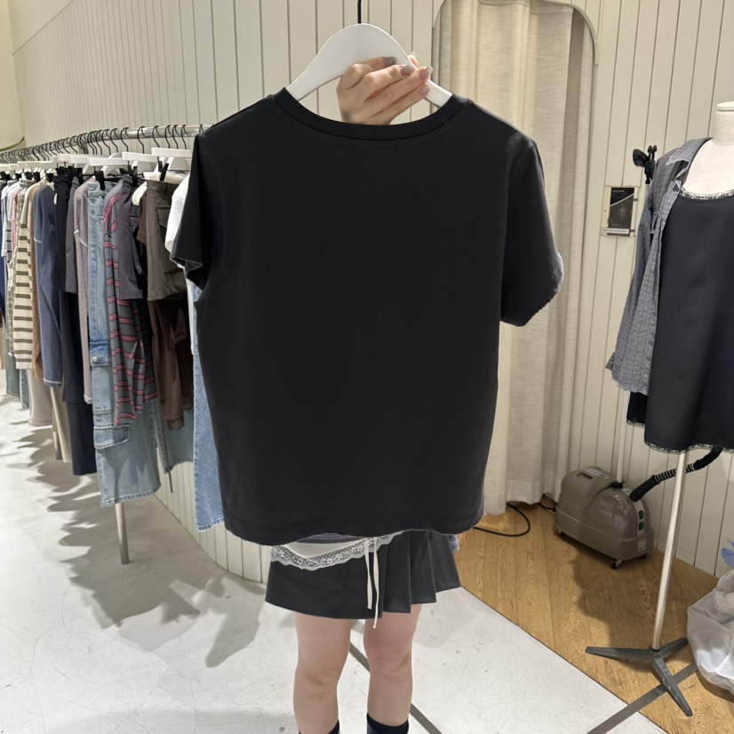 GRADE韓國直郵實拍女士新款時尚熱賣26春夏職業推薦休閑T恤GRADET恤