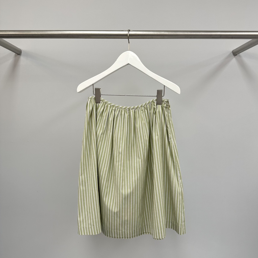 WATER/RIVER韓國直郵女士新款推薦26春夏職業時尚長裙條紋WATER/RIVER長裙