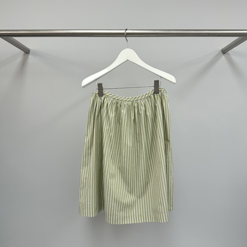 WATER/RIVER韓國直郵女士新款推薦26春夏職業時尚長裙條紋WATER/RIVER長裙圖色1