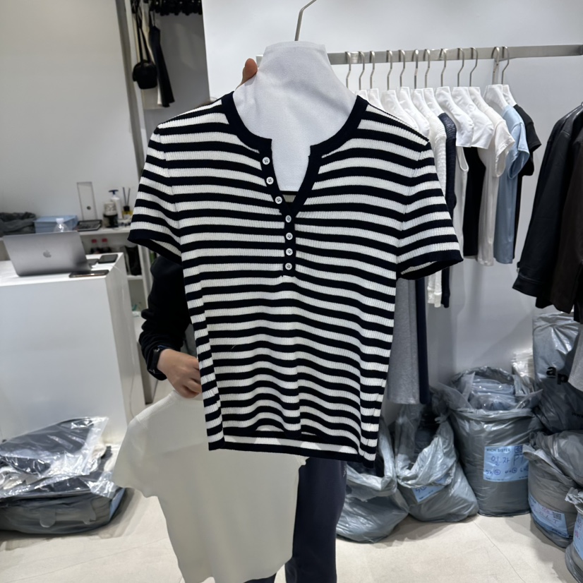 RICH SISTER韓國東大門代購女裝新品時尚人氣26春夏休閑T恤RICH SISTERT恤圖色2