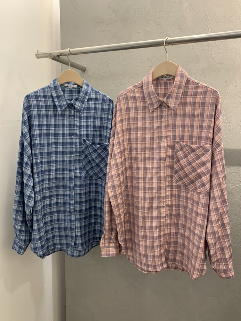 MOSAIC韓國東大門直郵女裝新款職業休閑26春夏襯衫蕾絲衫MOSAIC襯衫/蕾絲衫